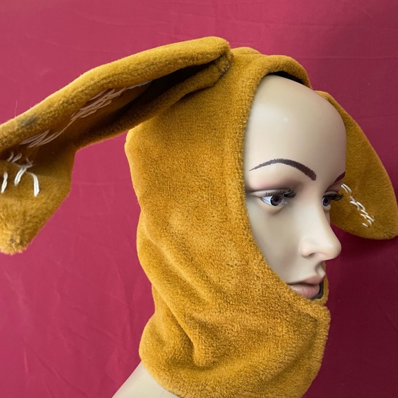 Vintage 3 Piece Handmade Plush Kangaroo Costume Big Kids Unisex XL Candy Pouch!! - Picture 3 of 15